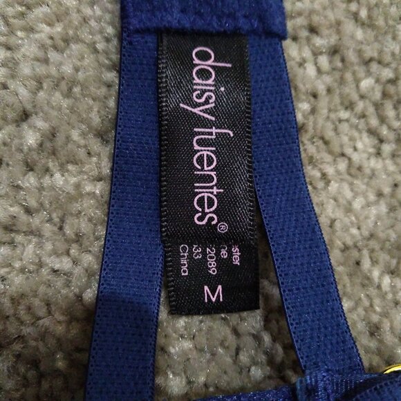 Daisy Fuentes blue and white lace babydoll - Picture 4 of 4